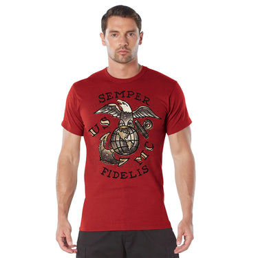 Additional product view of Rothco t-shirt, highlighting stitching and material grain
