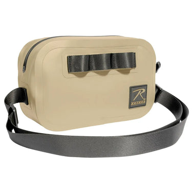 Close-up of Waveguard Waterproof Crossbody Bag by Rothco, showing detailed construction features