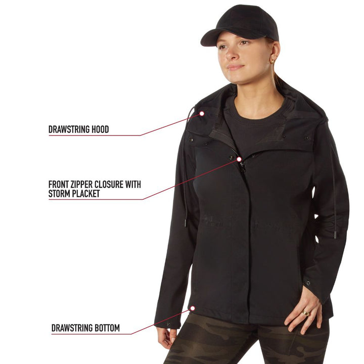 Womens Shadow Ops Waterproof Rain Jacket by Rothco