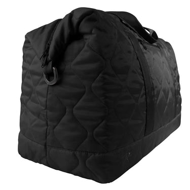 Rear view of Rothco lightweight weekender bag, with additional view from another angle
