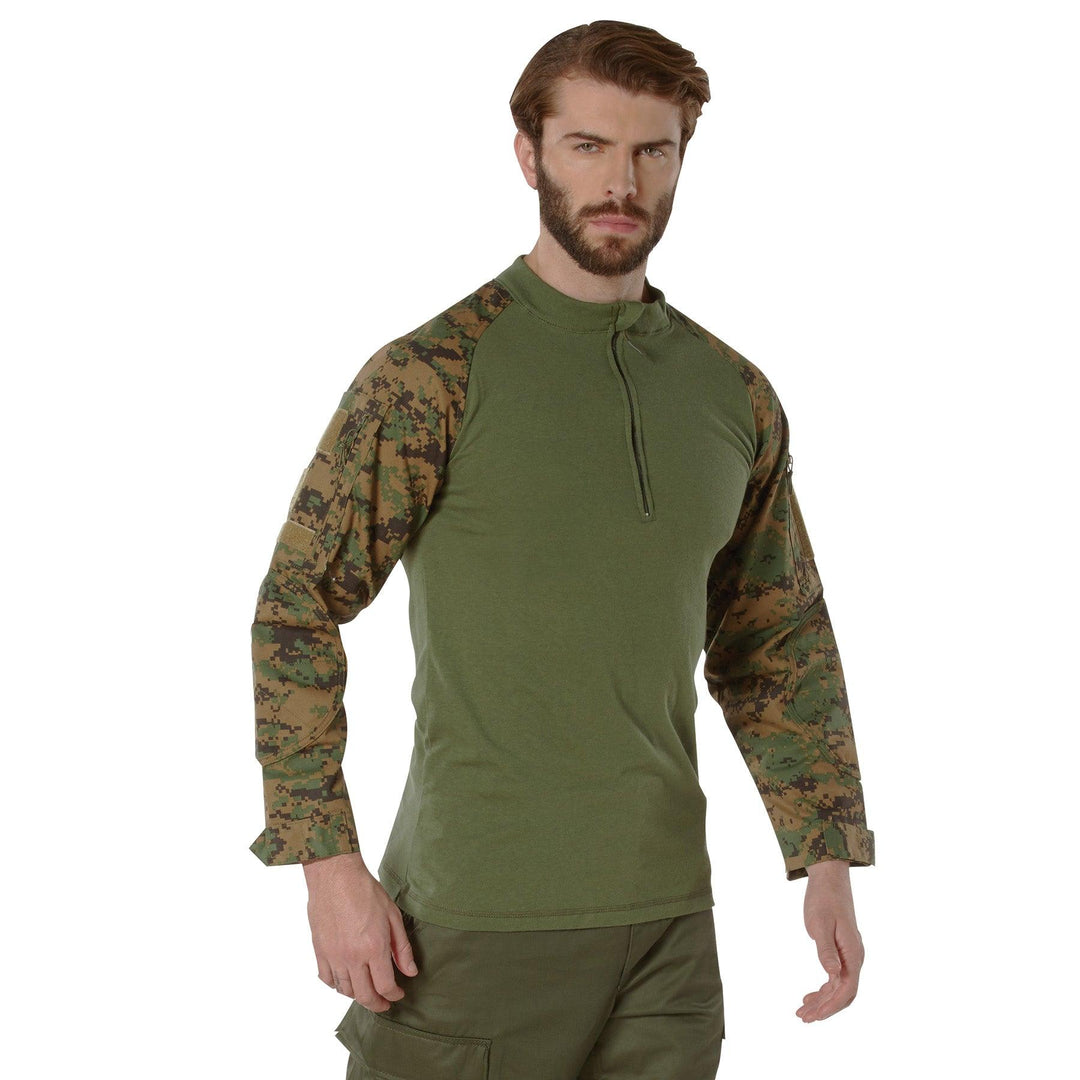 1/4 Zip Tactical Airsoft Combat Shirt by Rothco - Legendary USA