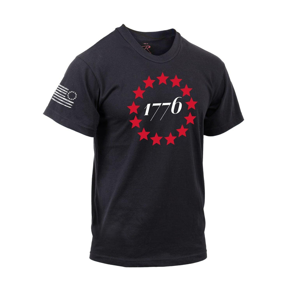 1776 T-Shirt - Black by Rothco - Legendary USA