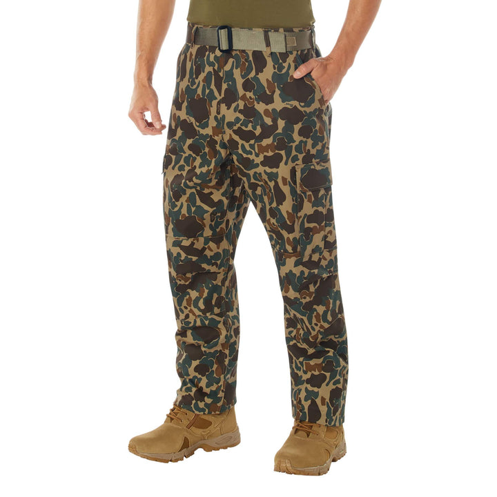 Rothco X Bear Archery Fred Bear Camo Tactical BDU Pants Size MEDIUM - Final Sale Ships Same Day
