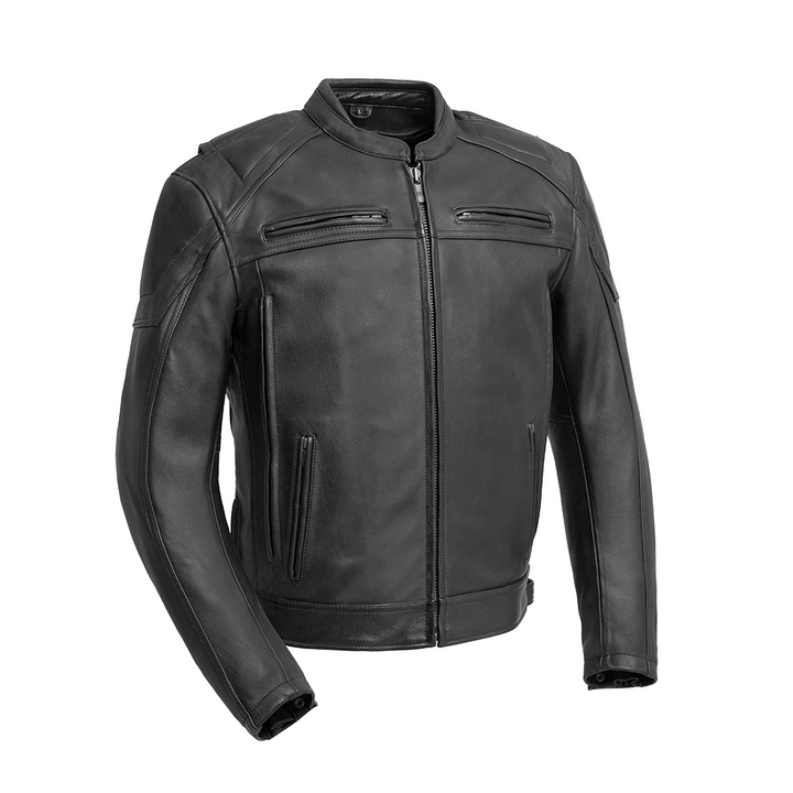 FIrst Mfg Chaos - Men's Leather Motorcycle Jacket