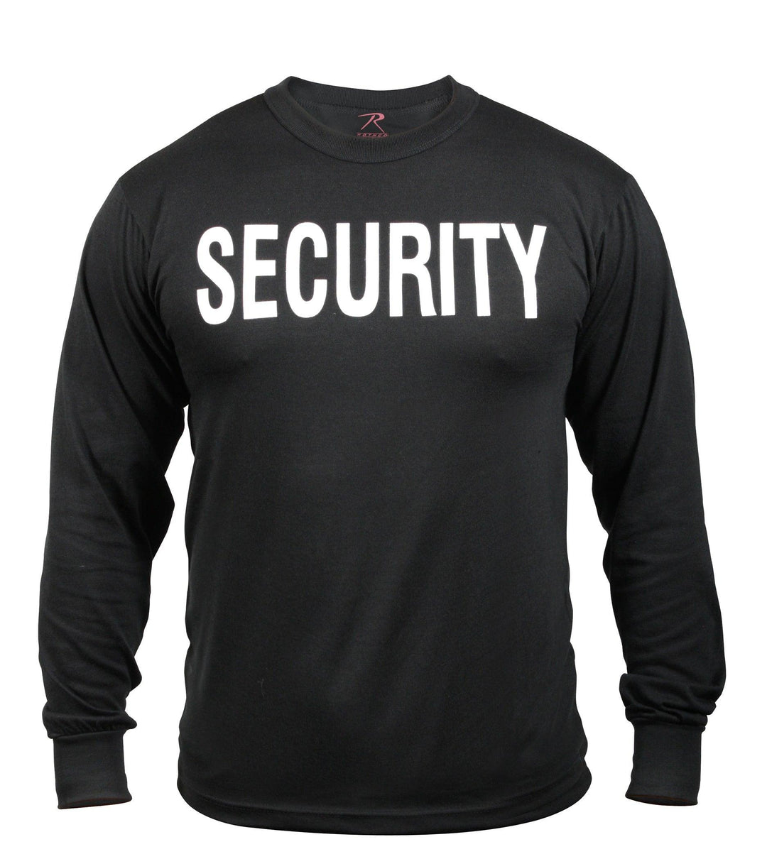 2-Sided Security Long Sleeve T-Shirt by Rothco - Legendary USA