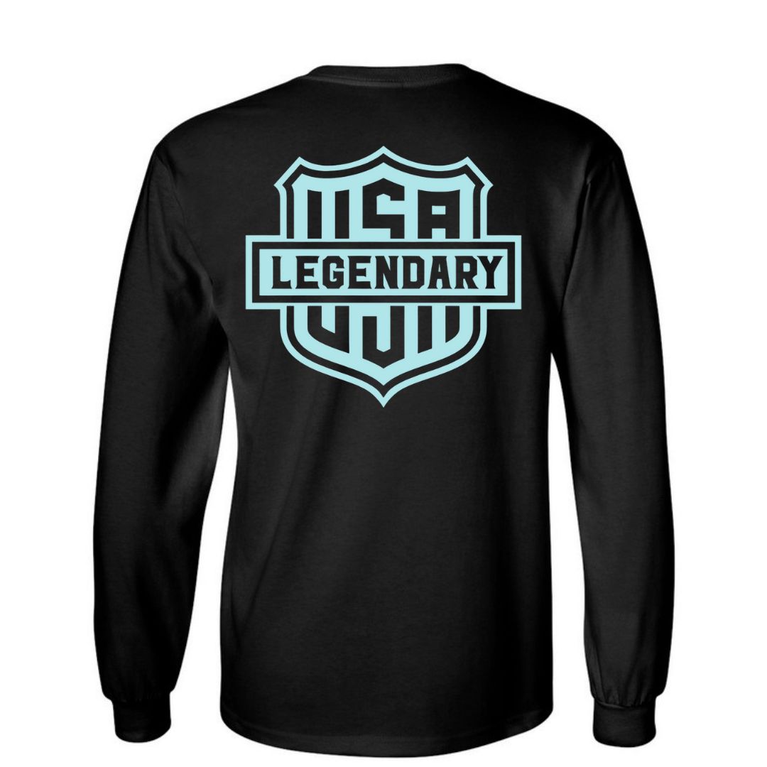 Legendary 'Neon Shield' Long Sleeve Shirt