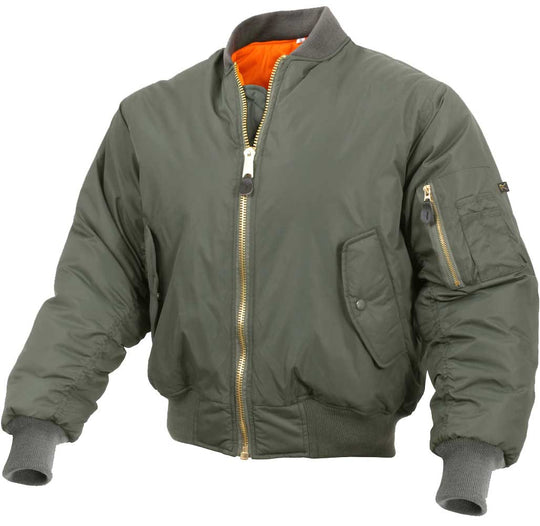 Rothco MA-1 Jacket | Men's Nylon Flight Jacket | Legendary USA