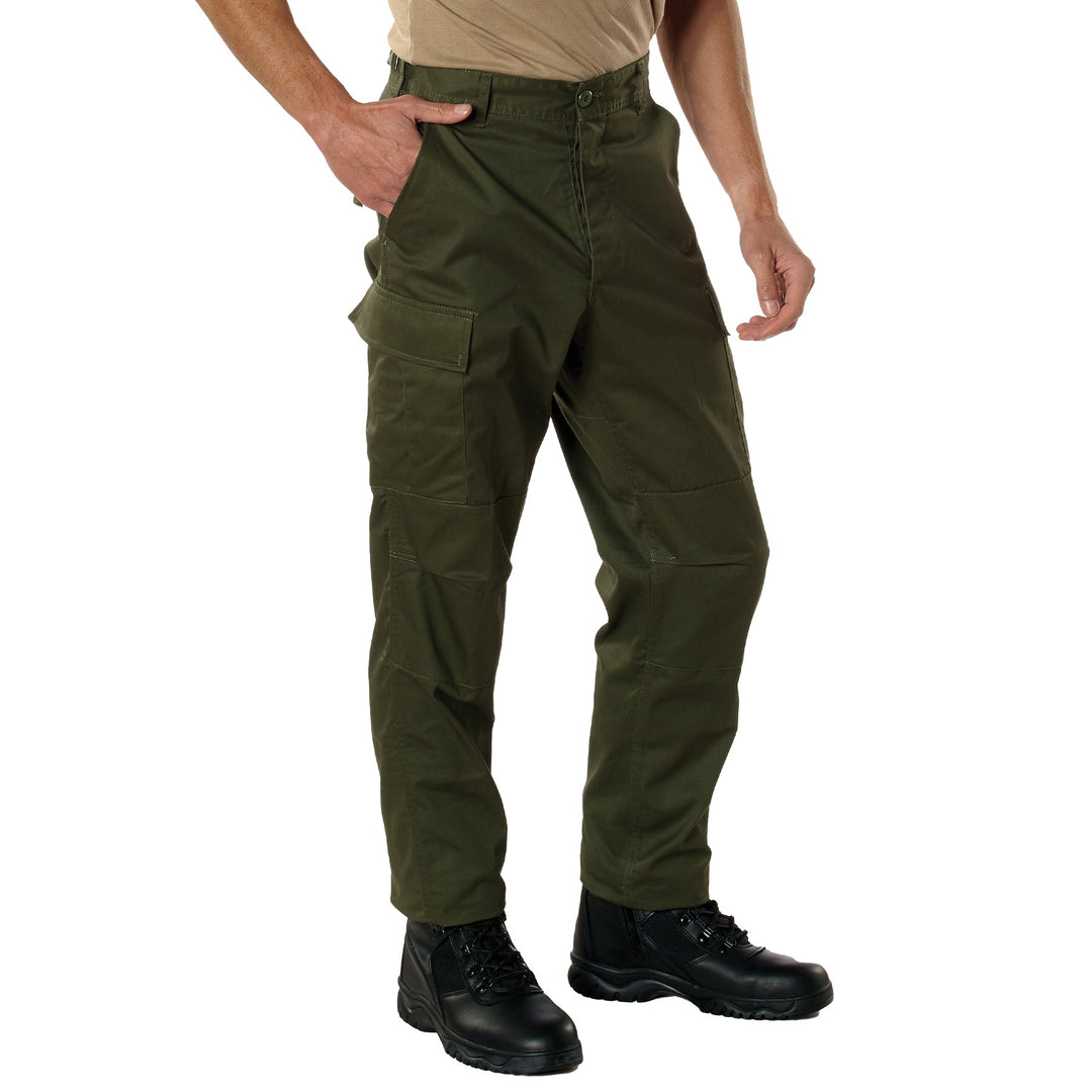 Rothco Mens Zipper Fly Tactical BDU Pants Size LARGE - Final Sale Ships Same Day