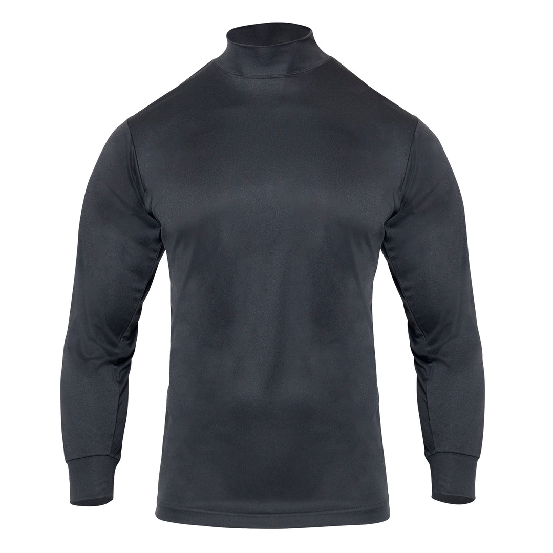 Moisture Wicking Mock Turtleneck - Black by Rothco