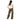 Side angle of Rothco women's paratrooper tactical pants, showing rear panel detail
