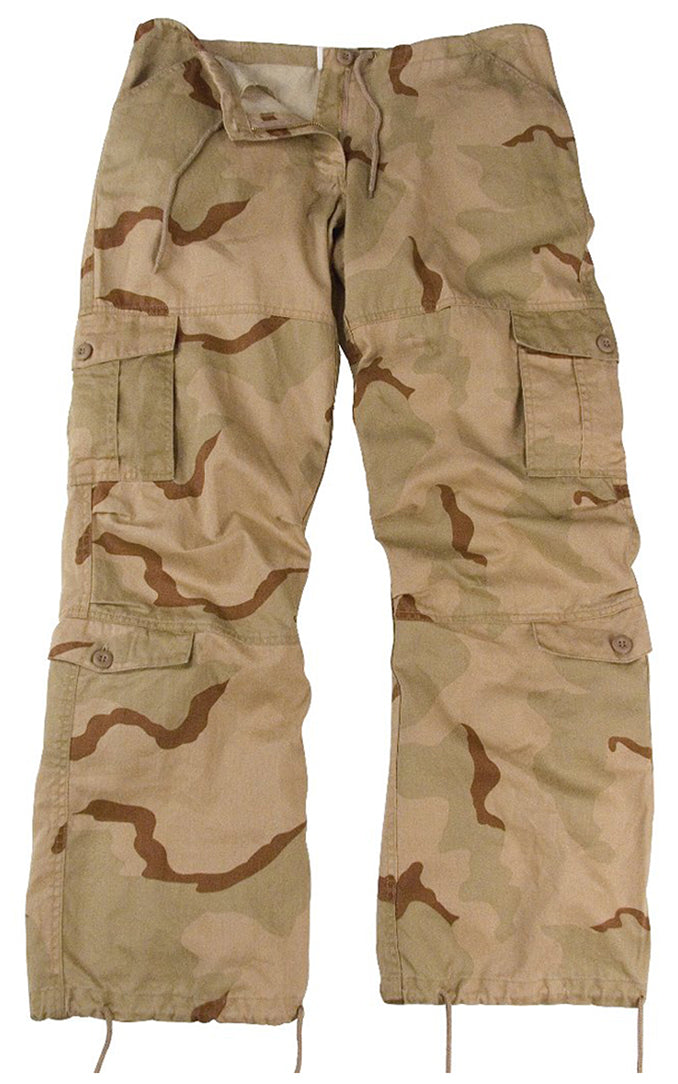 Rothco Womens Camo Vintage Paratrooper Cargo Pants