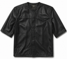 Legendary '3 Quarter Order' 3/4 Perforated Leather Sleeve Riding Shirt | Made in USA