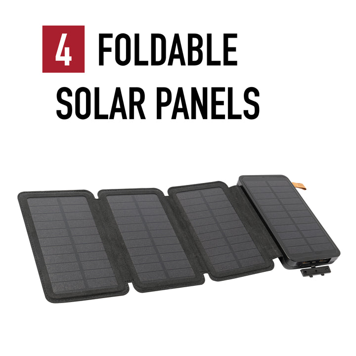 Folding Solar Panel with Power Bank by Rothco