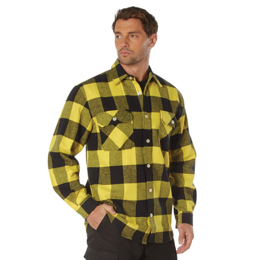 Men's Extra Heavyweight Buffalo Plaid Flannel Shirt
