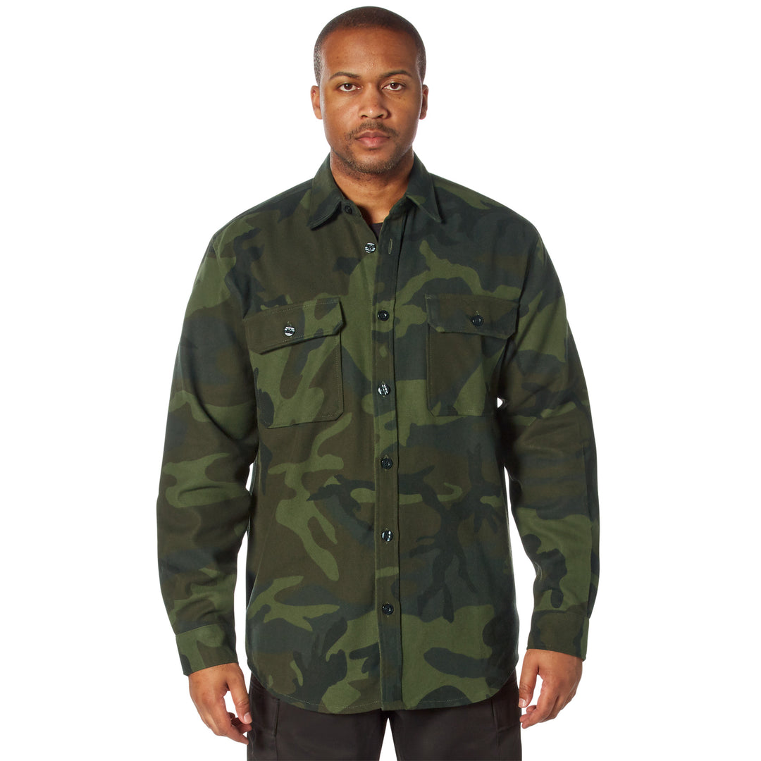 Rothco Midnight Camo Flannel Shirt