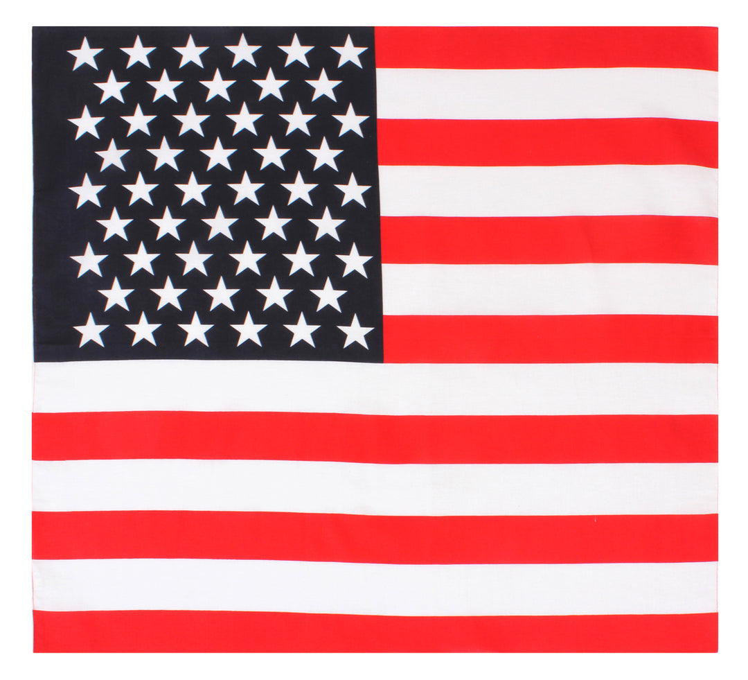 U.S. Flag Bandana 27” X 27” by Rothco