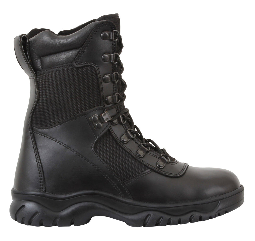 Rothco Forced Entry Tactical Boot With Side Zipper - 8 Inch Size 8.5 - Final Sale Ships Same Day