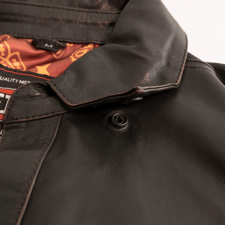 First Mfg Maduro - Men's Motorcycle Leather Shirt