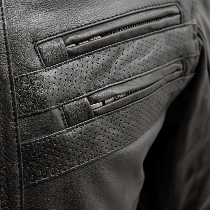 First Mfg BiTurbo - Men's Leather Motorcycle Jacket
