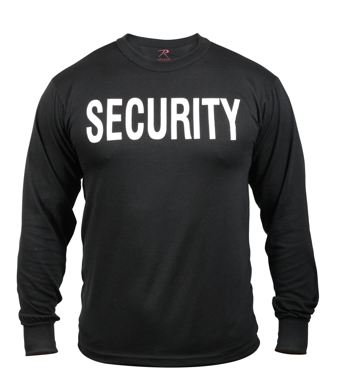 2-Sided Security Long Sleeve T-Shirt by Rothco
