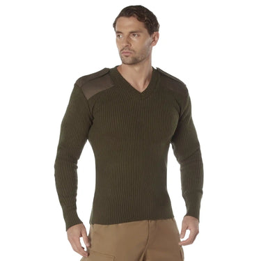 Rothco Mens V-Neck Commando Sweater