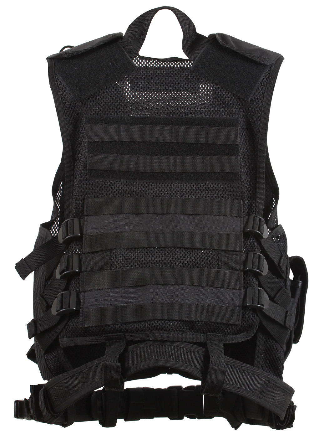 Rothco Cross Draw MOLLE Tactical Vest Black - Final Sale Ships Same Day