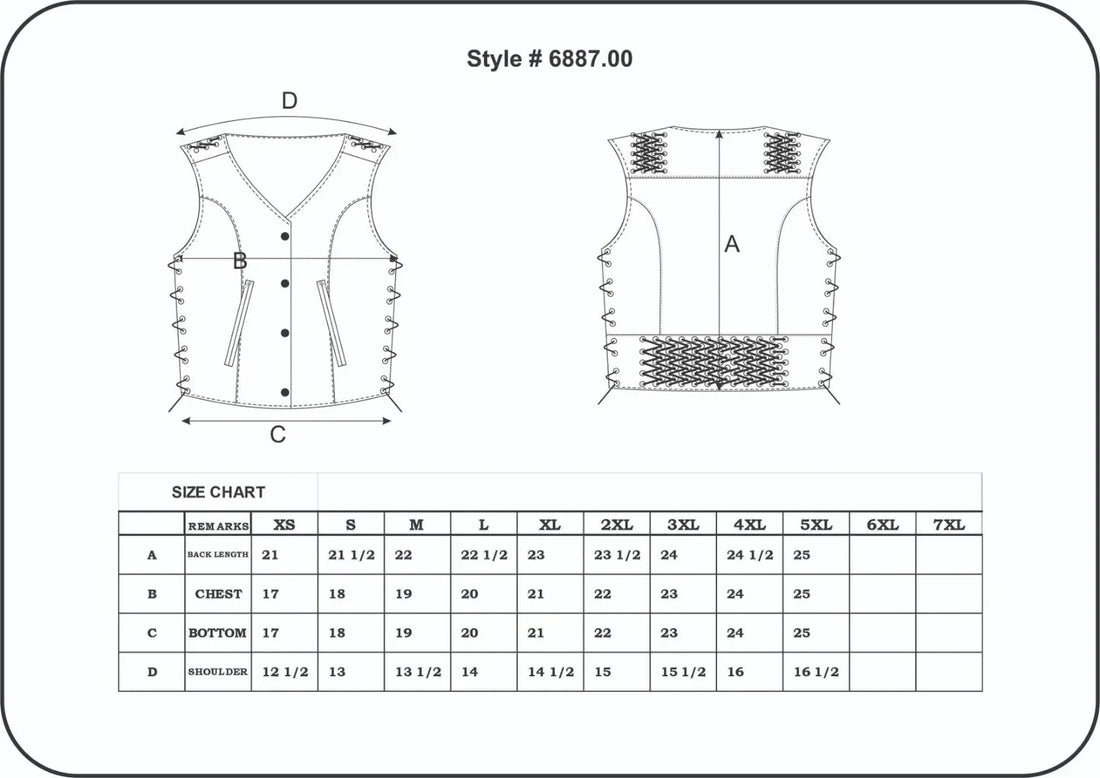 Candy - Womens Premium Leather Vest