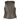 Open view of Rustica - Womens Brown Leather Vest, highlighting construction detail