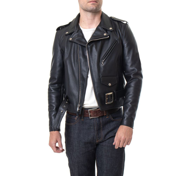 Schott NYC Mens 618 Steerhide Perfecto Motorcycle Jacket SIZE 48 Final Sale Ships Same Day