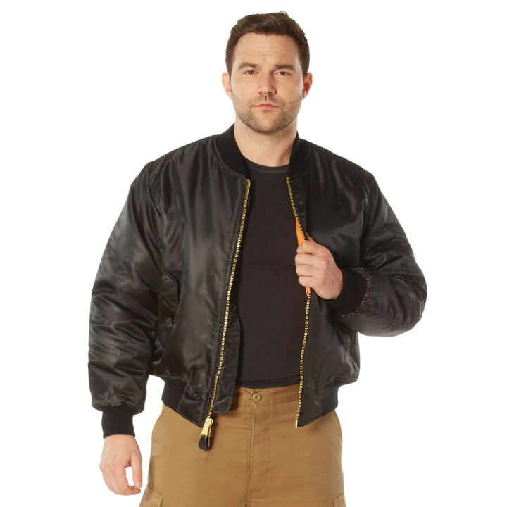 Rothco Mens Classic MA-1 Nylon Flight Jacket