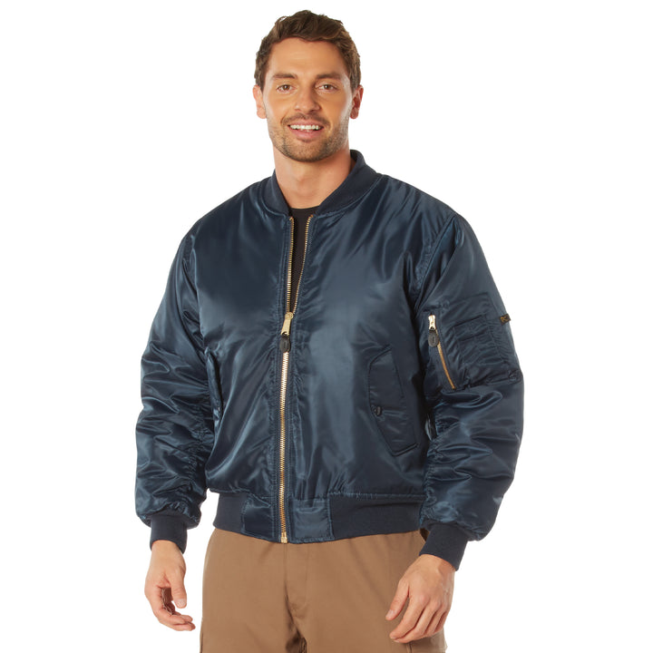 Rothco Mens Classic MA-1 Nylon Flight Jacket