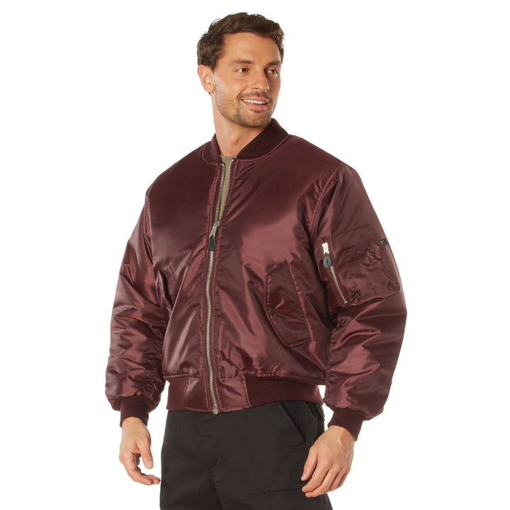 Rothco Mens Classic MA-1 Nylon Flight Jacket