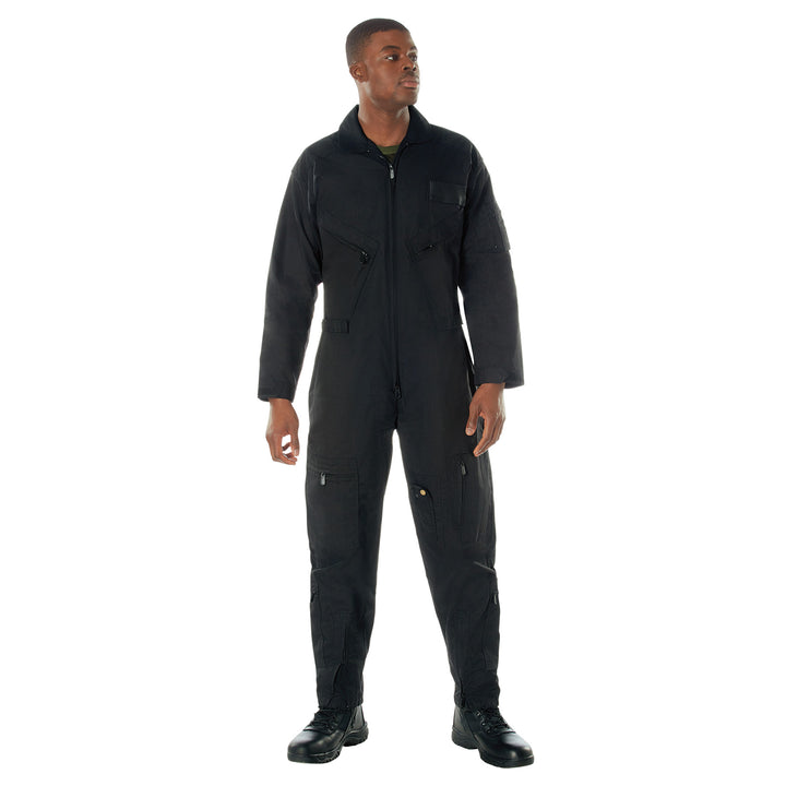 Rothco Mens CWU-27/P Military Flight Suit (Black)