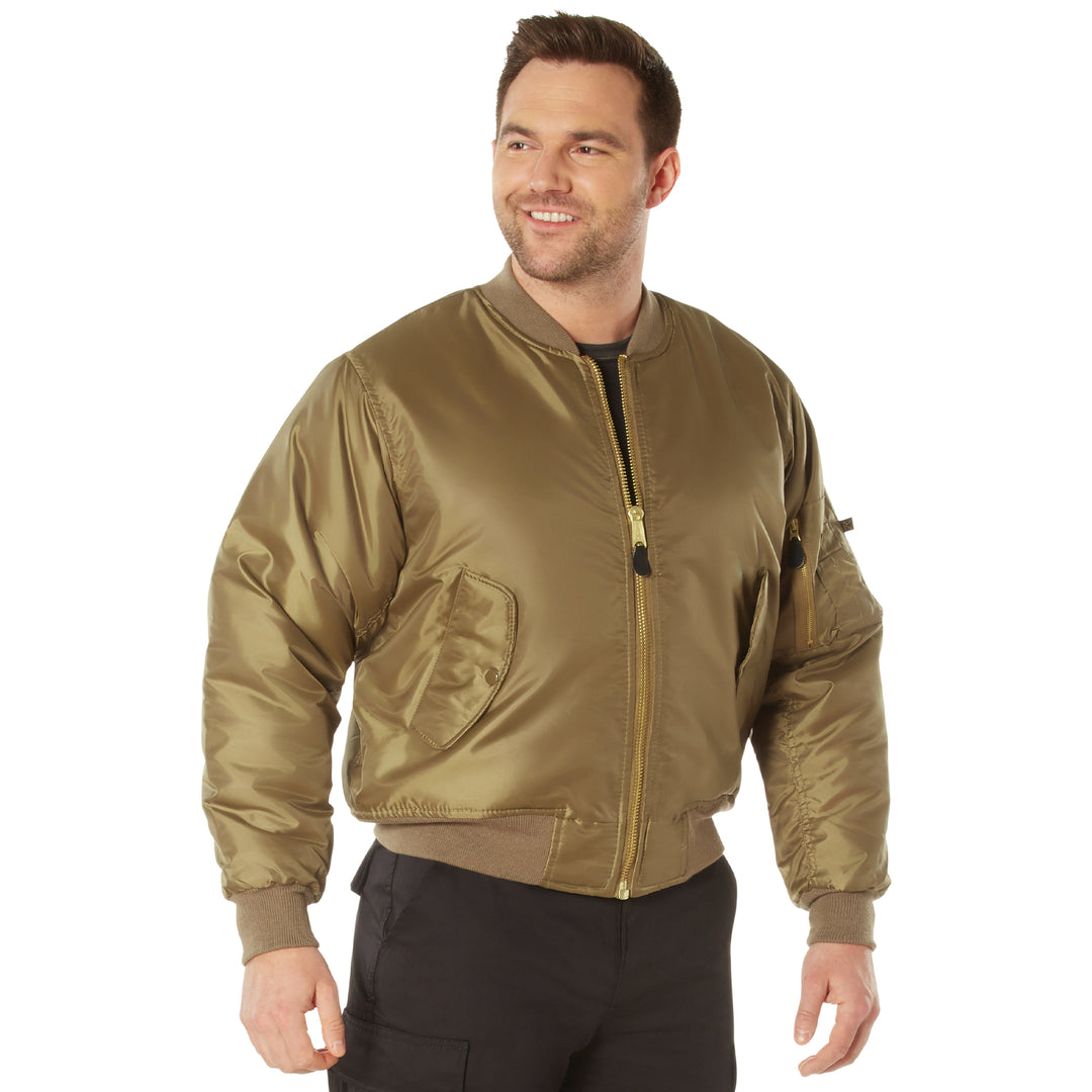 Rothco Mens Classic MA-1 Nylon Flight Jacket