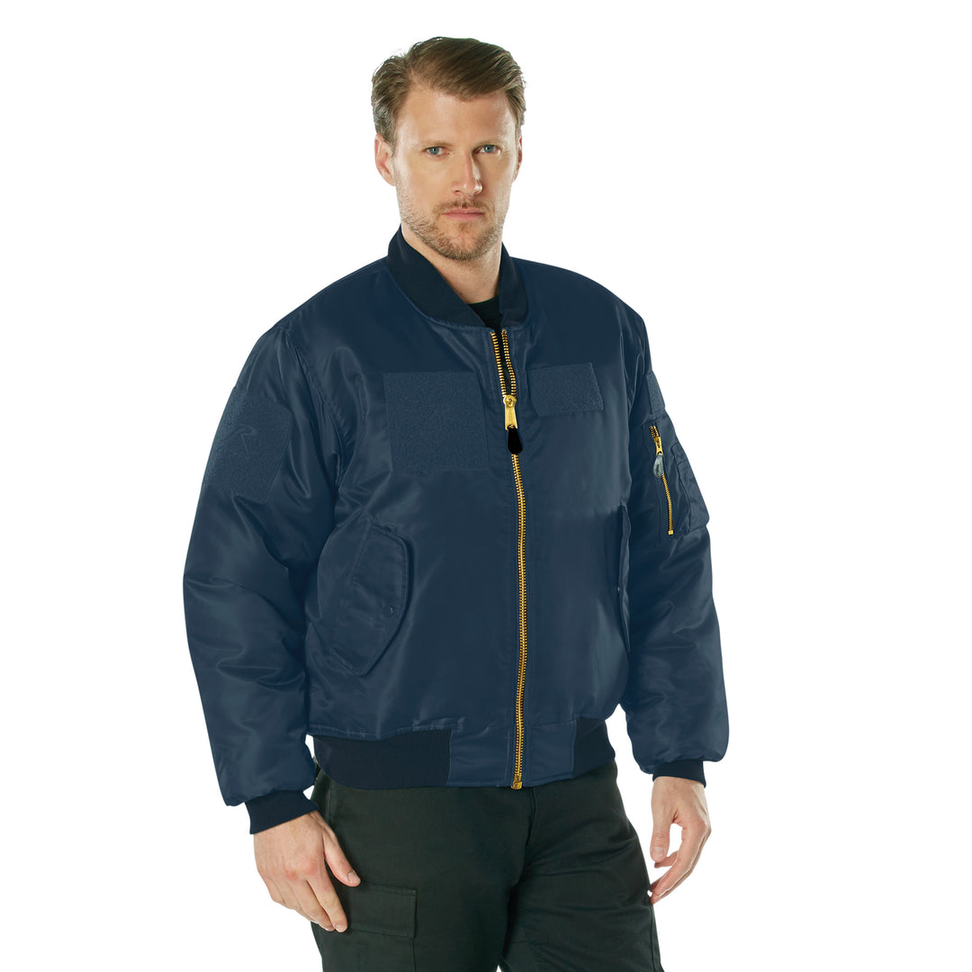 Rothco Mens MA-1 Flight Jacket with Patches