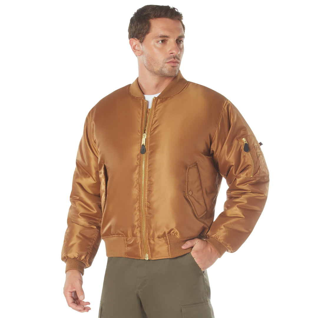 Rothco Mens Classic MA-1 Nylon Flight Jacket