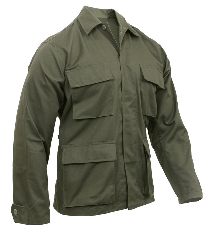 Rothco Poly/Cotton Twill Solid BDU Shirts Olive Drab Size 2XLARGE - Final Sale Ships Same Day