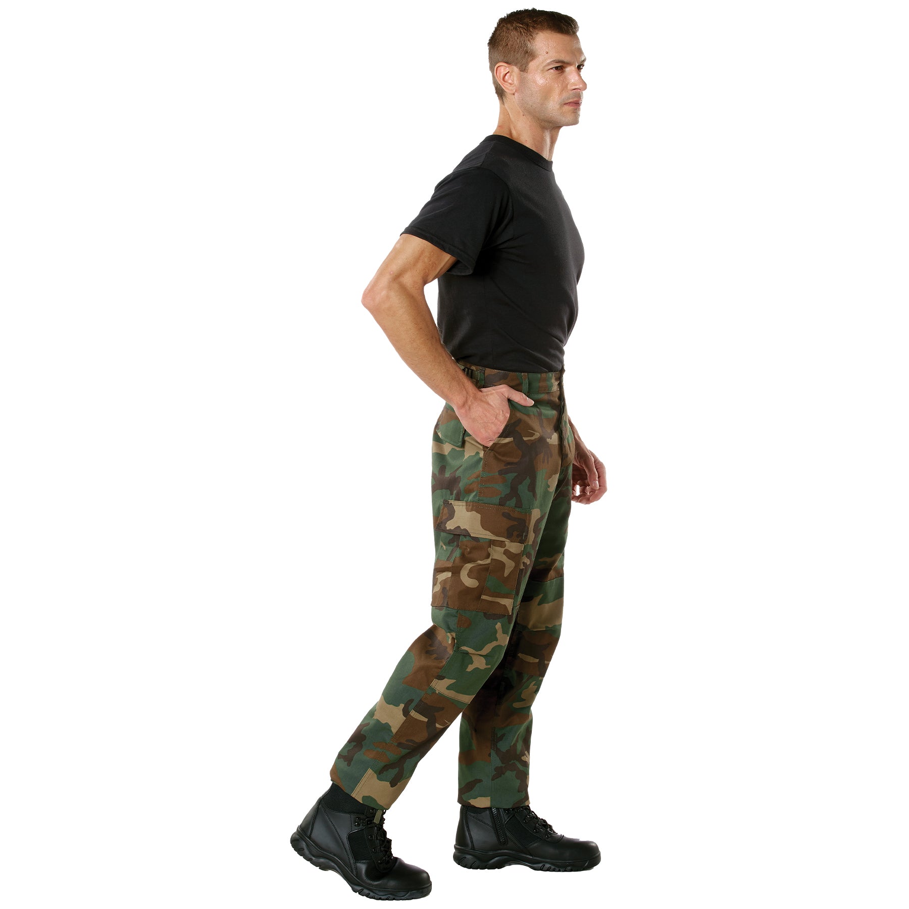 JWZUY Women Camouflage Cargo Pants Pocket Zipper High Waist Patchwork  Straight Casual Fringe Trousers Camouflage M - Walmart.com