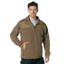 Front-facing shot of Rothco concealed carry fleece jacket, displayed flat for product detail