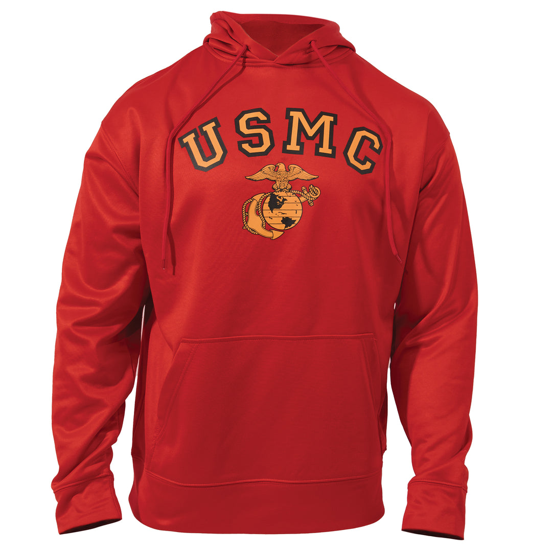 USMC Eagle, Globe, and Anchor Pullover Hooded Sweatshirt
