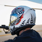 Daytona Glide Modular Motorcycle Helmet - Bluetooth Ready, Dual Visor - Phoenix | DOT Approved