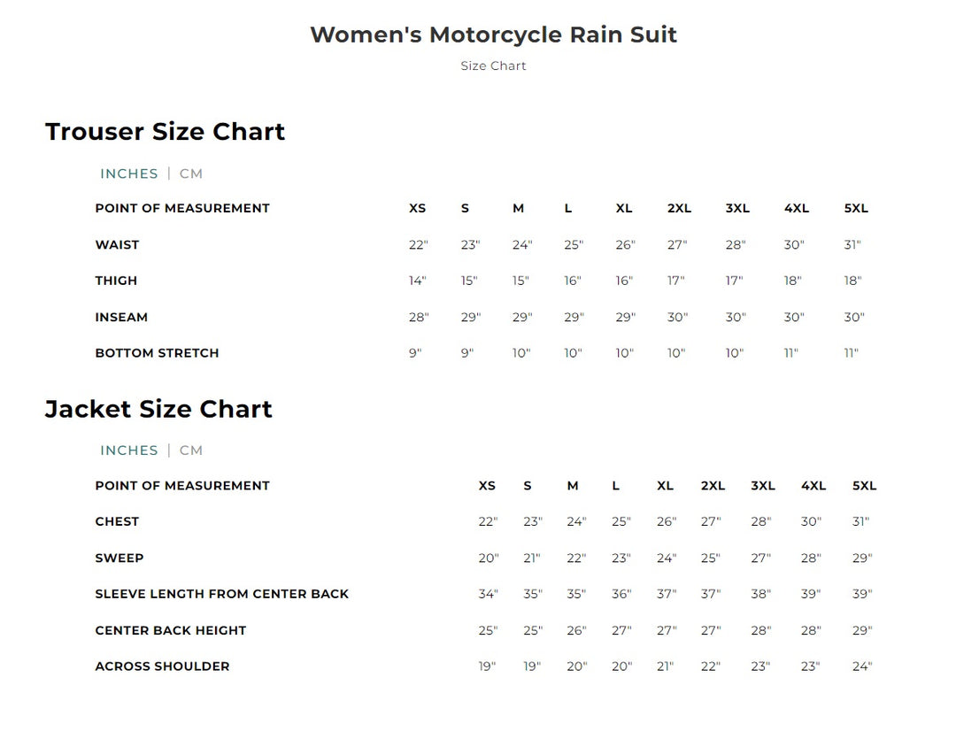 First Mfg Women's Motorcycle Rain Suit - Grey