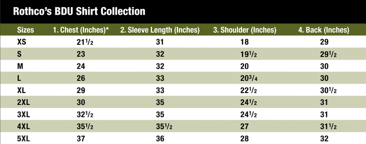 Mens Rip-Stop SWAT Cloth BDU Shirt (65% Poly / 35% Cotton) by Rothco