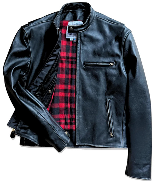 BECK® 666 Distressed Horsehide Leather Motorcycle Jacket