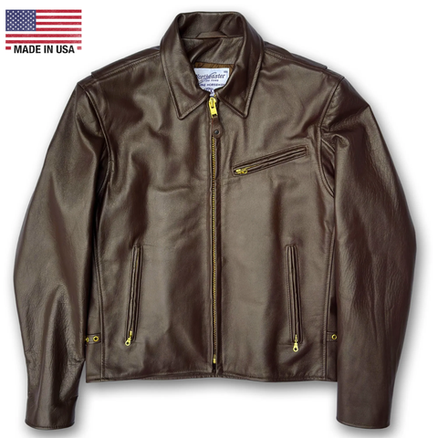 BECK® 777 Northeaster Flying Togs Brown Genuine Horsehide
