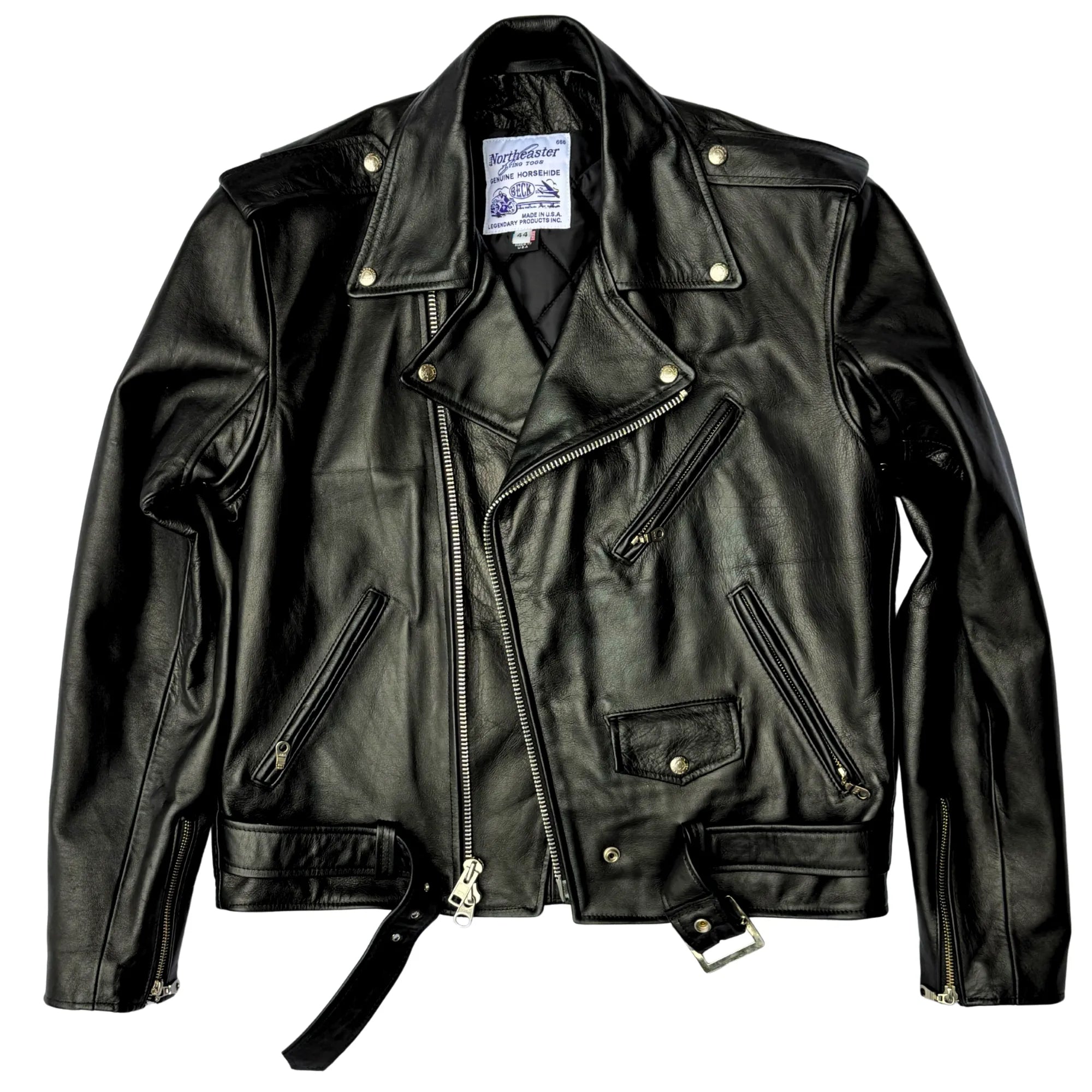 BECK® 999 Genuine Horsehide Leather Motorcycle Jacket – Legendary USA