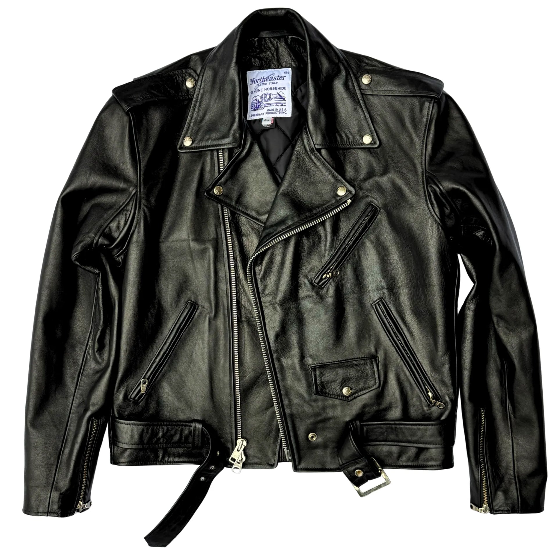 BECK® 999 Genuine Horsehide Leather Motorcycle Jacket – Legendary USA