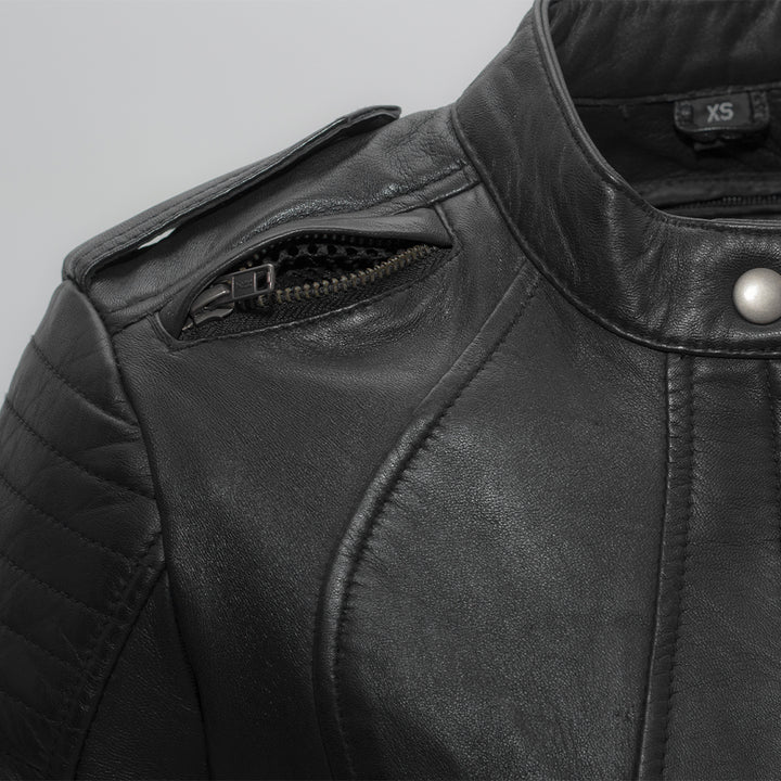 Biker - Women's Motorcycle Leather Jacket