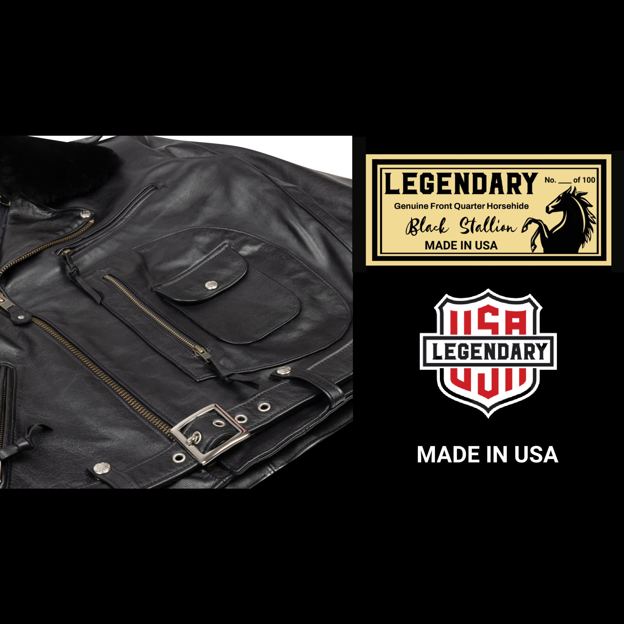 Legendary USA Leather Motorcycle Jackets Vests Bomber Jackets Tactical