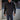 Construction detail of Bohn Kevlar Men's Flannel Riding Shirt - Black, showing detailed construction features